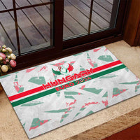 Hungary Football 2024 Rubber Doormat Trophy Wing Style - Wonder Print Shop