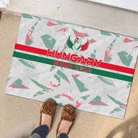 Hungary Football 2024 Rubber Doormat Trophy Wing Style - Wonder Print Shop