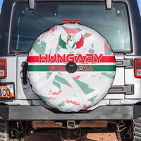 Hungary Football 2024 Spare Tire Cover Trophy Wing Style - Wonder Print Shop