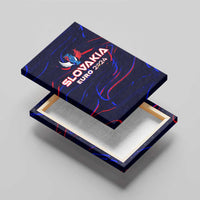 Slovakia Football 2024 Canvas Wall Art Trophy Wing Style - Wonder Print Shop