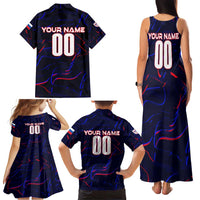 Personalized Slovakia Football 2024 Family Matching Tank Maxi Dress and Hawaiian Shirt Trophy Wing Style - Wonder Print Shop