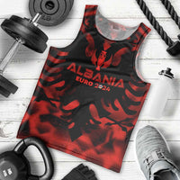 Personalized Albania Football 2024 Men Tank Top Trophy Wing Style - Wonder Print Shop