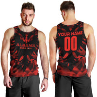Personalized Albania Football 2024 Men Tank Top Trophy Wing Style - Wonder Print Shop