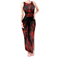 Personalized Albania Football 2024 Tank Maxi Dress Trophy Wing Style - Wonder Print Shop
