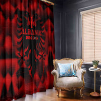 Albania Football 2024 Window Curtain Trophy Wing Style - Wonder Print Shop