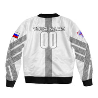 Personalized Slovenia Football 2024 Bomber Jacket Trophy Wing Style - Wonder Print Shop