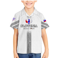 Personalized Slovenia Football 2024 Family Matching Mermaid Dress and Hawaiian Shirt Trophy Wing Style - Wonder Print Shop