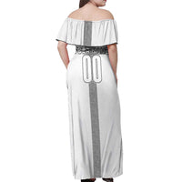Personalized Slovenia Football 2024 Off Shoulder Maxi Dress Trophy Wing Style - Wonder Print Shop