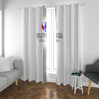 Slovenia Football 2024 Window Curtain Trophy Wing Style - Wonder Print Shop