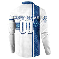 Personalized Finland Football 2024 Button Sweatshirt Trophy Wing Style - Wonder Print Shop