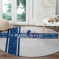 Finland Football 2024 Round Carpet Trophy Wing Style