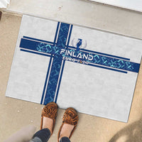 Finland Football 2024 Rubber Doormat Trophy Wing Style - Wonder Print Shop
