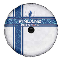 Finland Football 2024 Spare Tire Cover Trophy Wing Style - Wonder Print Shop