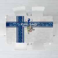 Finland Football 2024 Tablecloth Trophy Wing Style - Wonder Print Shop