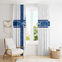 Finland Football 2024 Window Curtain Trophy Wing Style - Wonder Print Shop
