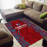 Czech Republic Football 2024 Area Rug Trophy Wing Style - Wonder Print Shop