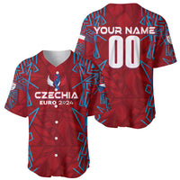 Personalized Czech Republic Football 2024 Baseball Jersey Trophy Wing Style - Wonder Print Shop