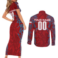 Personalized Czech Republic Football 2024 Couples Matching Short Sleeve Bodycon Dress and Long Sleeve Button Shirt Trophy Wing Style - Wonder Print Shop