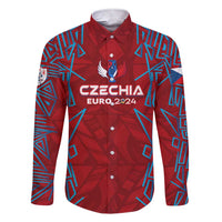 Personalized Czech Republic Football 2024 Family Matching Short Sleeve Bodycon Dress and Hawaiian Shirt Trophy Wing Style - Wonder Print Shop