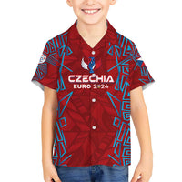 Personalized Czech Republic Football 2024 Hawaiian Shirt Trophy Wing Style - Wonder Print Shop