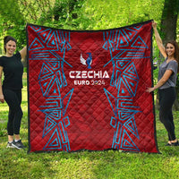 Czech Republic Football 2024 Quilt Trophy Wing Style - Wonder Print Shop