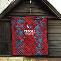 Czech Republic Football 2024 Quilt Trophy Wing Style - Wonder Print Shop