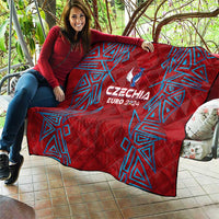 Czech Republic Football 2024 Quilt Trophy Wing Style - Wonder Print Shop