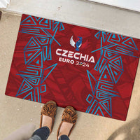 Czech Republic Football 2024 Rubber Doormat Trophy Wing Style - Wonder Print Shop