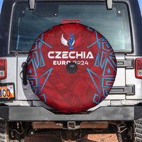 Czech Republic Football 2024 Spare Tire Cover Trophy Wing Style - Wonder Print Shop