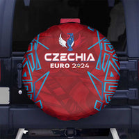Czech Republic Football 2024 Spare Tire Cover Trophy Wing Style - Wonder Print Shop