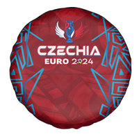 Czech Republic Football 2024 Spare Tire Cover Trophy Wing Style - Wonder Print Shop