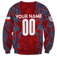 Personalized Czech Republic Football 2024 Sweatshirt Trophy Wing Style - Wonder Print Shop