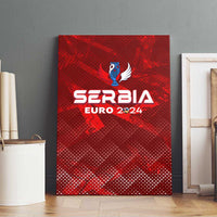 Serbia Football 2024 Canvas Wall Art Trophy Wing Style - Wonder Print Shop
