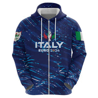 Personalized Italy Football 2024 Hoodie Trophy Wing Style - Wonder Print Shop