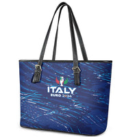 Italy Football 2024 Leather Tote Bag Trophy Wing Style - Wonder Print Shop