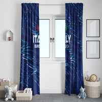 Italy Football 2024 Window Curtain Trophy Wing Style - Wonder Print Shop