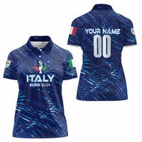 Personalized Italy Football 2024 Women Polo Shirt Trophy Wing Style - Wonder Print Shop