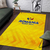 Romania Football 2024 Area Rug Trophy Wing Style - Wonder Print Shop