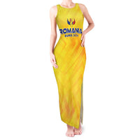 Personalized Romania Football 2024 Tank Maxi Dress Trophy Wing Style - Wonder Print Shop