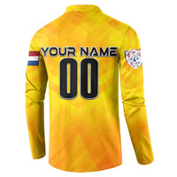 Personalized Netherlands Football 2024 Button Sweatshirt Trophy Wing Style - Wonder Print Shop