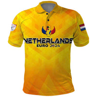 Personalized Netherlands Football 2024 Polo Shirt Trophy Wing Style - Wonder Print Shop