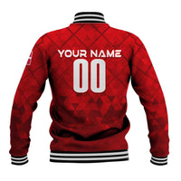 Personalized Denmark Football 2024 Baseball Jacket Trophy Wing Style - Wonder Print Shop
