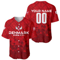 Personalized Denmark Football 2024 Baseball Jersey Trophy Wing Style - Wonder Print Shop