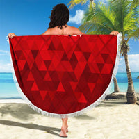 Denmark Football 2024 Beach Blanket Trophy Wing Style - Wonder Print Shop