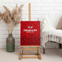 Denmark Football 2024 Canvas Wall Art Trophy Wing Style - Wonder Print Shop
