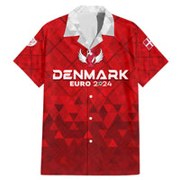 Personalized Denmark Football 2024 Family Matching Mermaid Dress and Hawaiian Shirt Trophy Wing Style - Wonder Print Shop