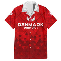 Personalized Denmark Football 2024 Family Matching Puletasi and Hawaiian Shirt Trophy Wing Style - Wonder Print Shop