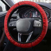Denmark Football 2024 Steering Wheel Cover Trophy Wing Style - Wonder Print Shop