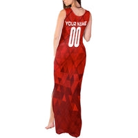 Personalized Denmark Football 2024 Tank Maxi Dress Trophy Wing Style - Wonder Print Shop