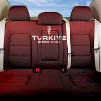 Turkey Football 2024 Back Car Seat Cover Trophy Wing Style - Wonder Print Shop